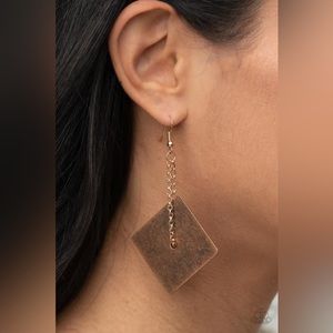 Block Party Posh - Copper Earrings